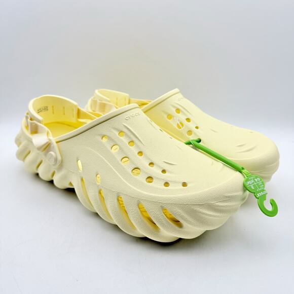 Crocs Mens Echo Clogs US 11 EU 45-46 Cream NWOB main image 8